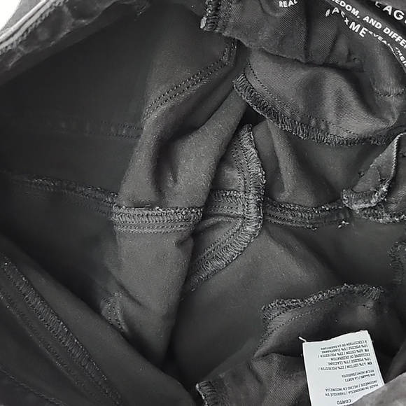 American Eagle Womens The Dream Jean Hi-Rise Jegging Black Denim Size 0 Short - Picture 8 of 15